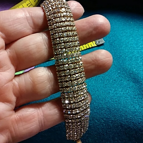 SOLD Bling bracelet new never worn 7 in long - Picture 4 of 5